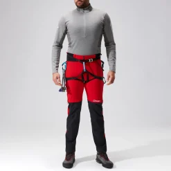 Berghaus MTN Guide Alpine Hosen für Herren - Rot/Schwarz-Herren Lange Hosen