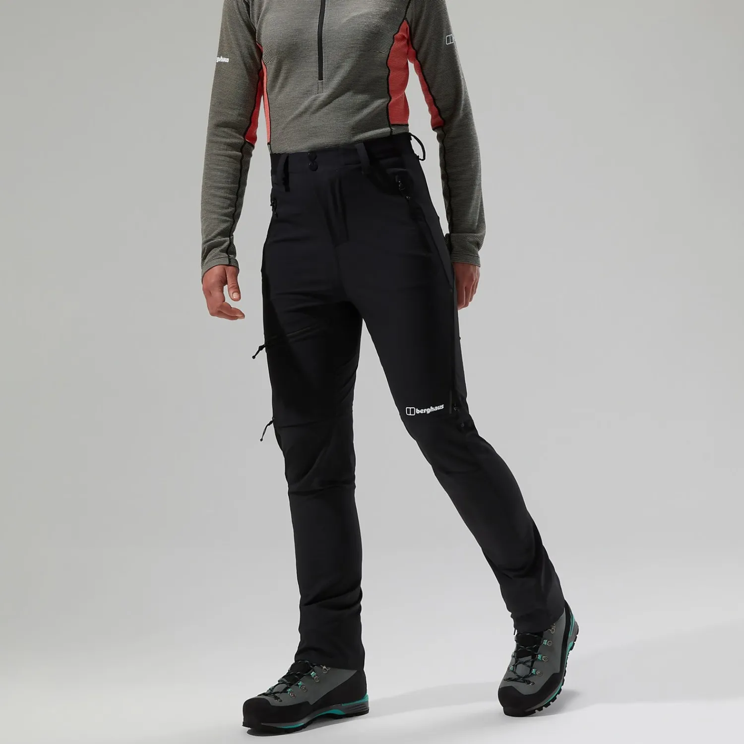 Berghaus MTN Guide Alpine Hosen für Damen - Schwarz-Damen Lange Hosen