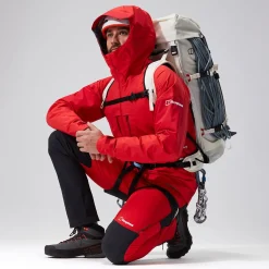 Berghaus MTN Guide Alpine Pro Jacken für Herren - Rot-Herren Wasserdicht | Herren Leichte