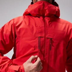 Berghaus MTN Guide Alpine Pro Jacken für Herren - Rot-Herren Wasserdicht | Herren Leichte