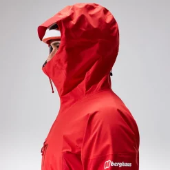 Berghaus MTN Guide Alpine Pro Jacken für Herren - Rot-Herren Wasserdicht | Herren Leichte