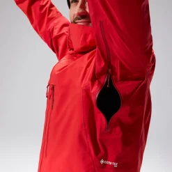 Berghaus MTN Guide Alpine Pro Jacken für Herren - Rot-Herren Wasserdicht | Herren Leichte