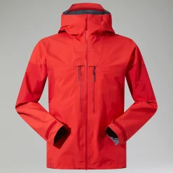 Berghaus MTN Guide Alpine Pro Jacken für Herren - Rot-Herren Wasserdicht | Herren Leichte