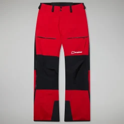 Berghaus MTN Guide GTX Pro Hose für Damen - Rot/Schwarz-Damen Überhosen | Lange Hosen