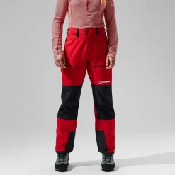 Berghaus MTN Guide GTX Pro Hose für Damen - Rot/Schwarz-Damen Überhosen | Lange Hosen
