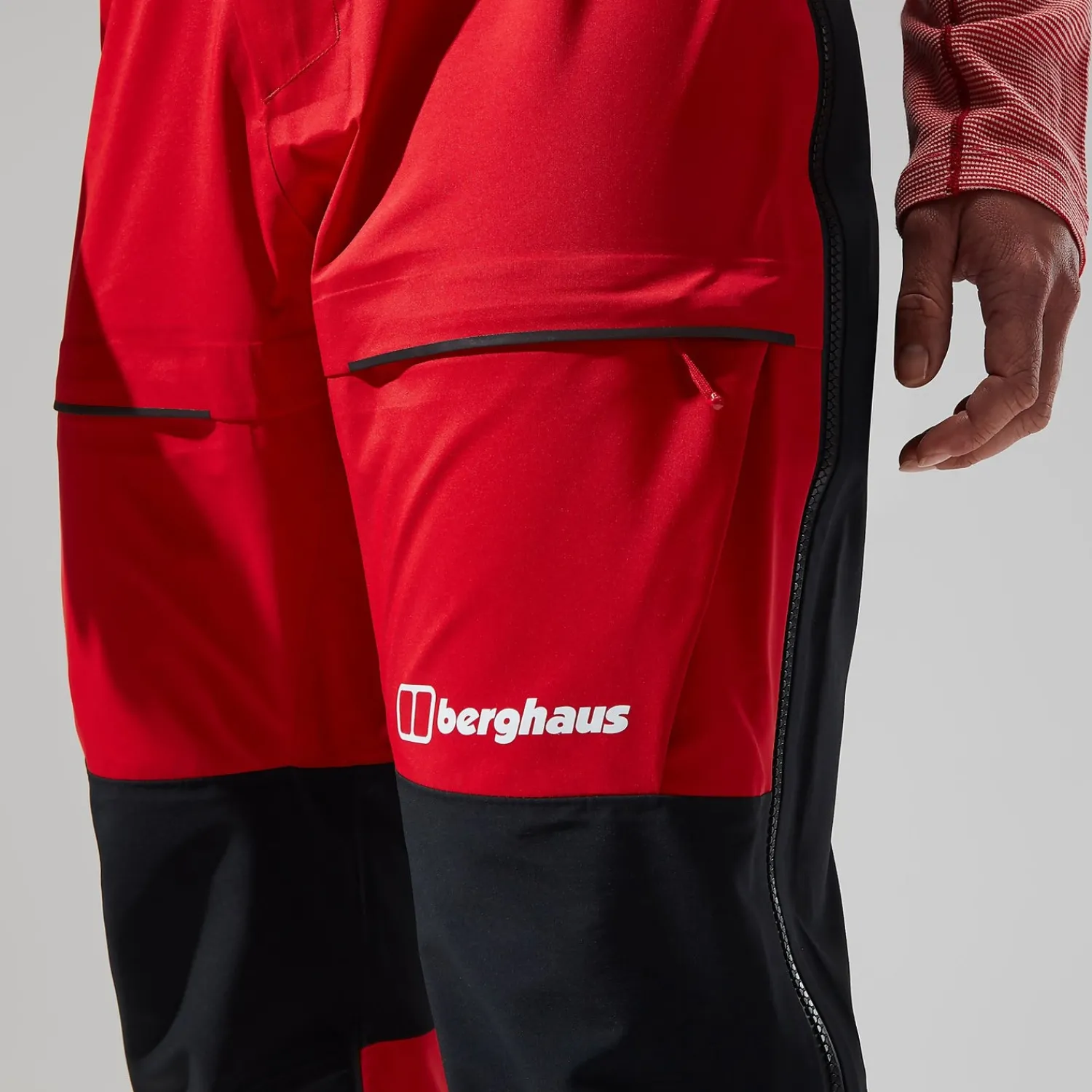 Berghaus MTN Guide GTX Pro Hose für Damen - Rot/Schwarz-Damen Überhosen | Lange Hosen