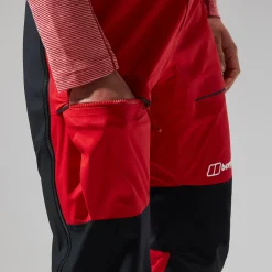 Berghaus MTN Guide GTX Pro Hose für Damen - Rot/Schwarz-Damen Überhosen | Lange Hosen