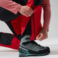 Berghaus MTN Guide GTX Pro Hose für Damen - Rot/Schwarz-Damen Überhosen | Lange Hosen