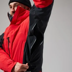 Berghaus MTN Guide GTX Pro Jacken für Herren - Rot/Schwarz-Herren Wasserdicht