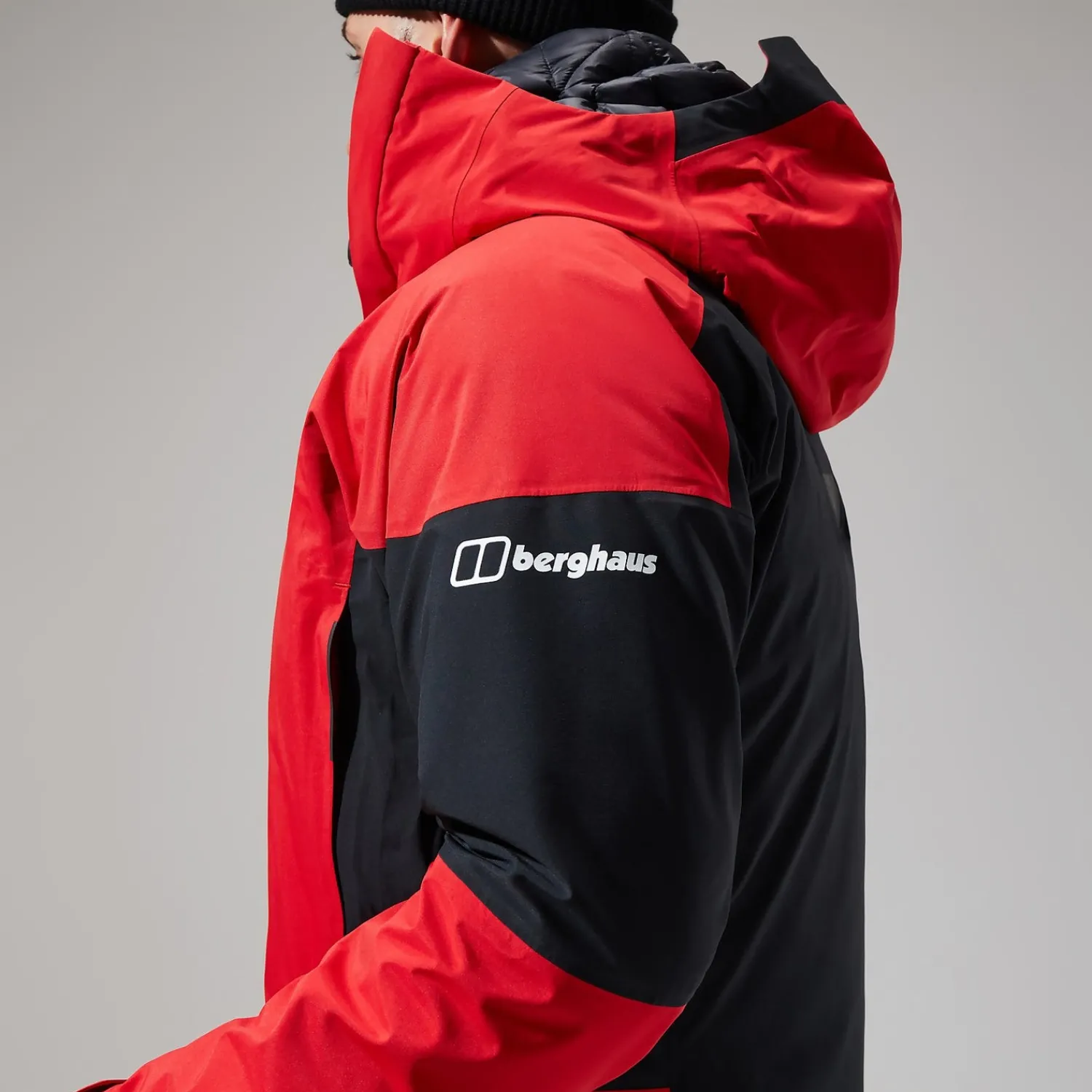 Berghaus MTN Guide GTX Pro Jacken für Herren - Rot/Schwarz-Herren Wasserdicht