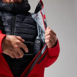 Berghaus MTN Guide GTX Pro Jacken für Herren - Rot/Schwarz-Herren Wasserdicht