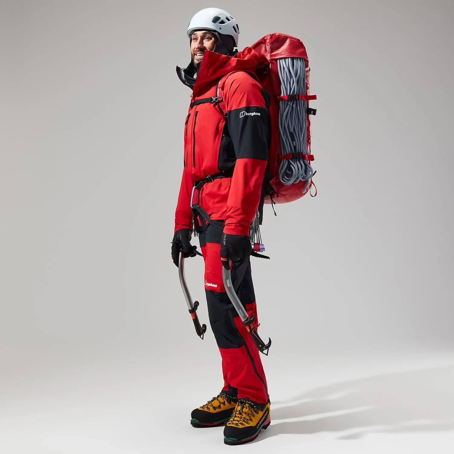 Berghaus MTN Guide GTX Pro Jacken für Herren - Rot/Schwarz-Herren Wasserdicht