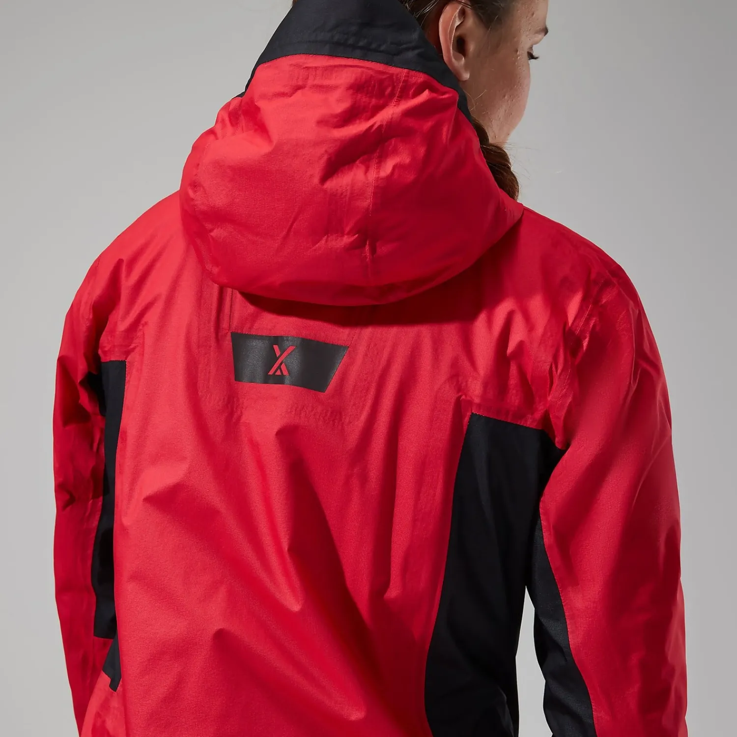 Berghaus MTN Guide Hyper Alpha Jacken für Damen - Rot/Schwarz-Damen Wasserdicht | Lightweight
