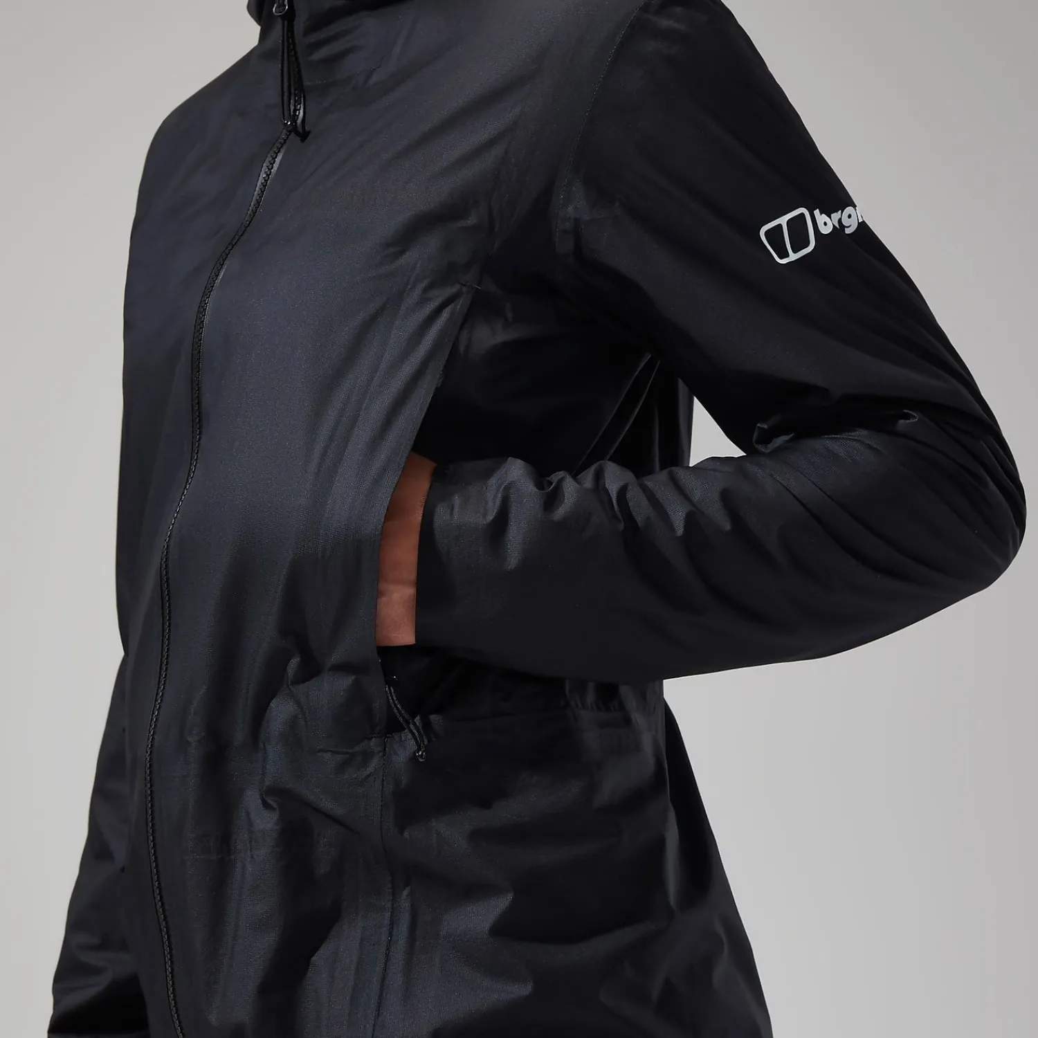 Berghaus MTN Guide Hyper Alpha Jacken für Damen - Schwarz-Damen Wasserdicht | Lightweight