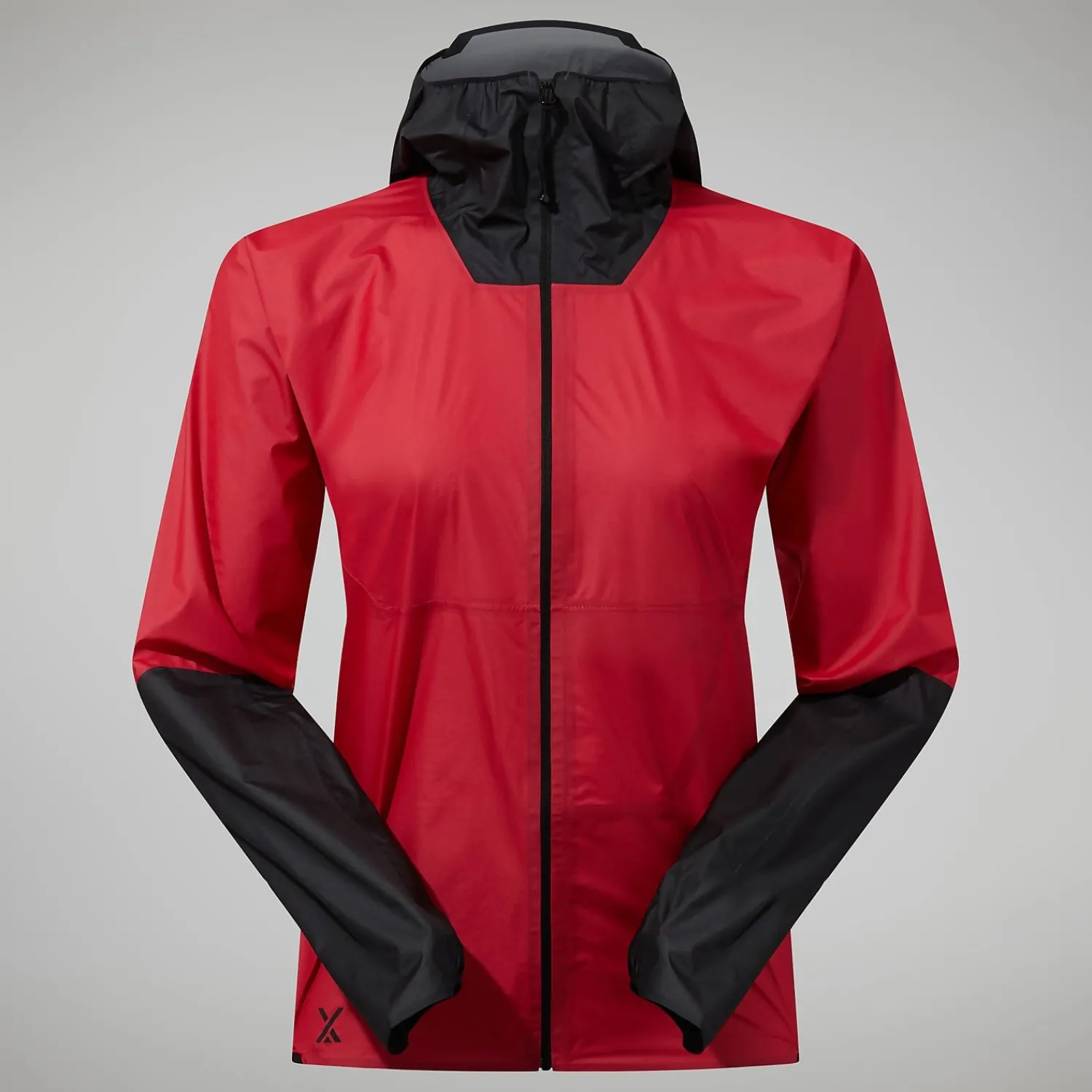 Berghaus MTN Guide Hyper LT Jacken für Damen - Rot/Schwarz-Damen Wasserdicht | Lightweight
