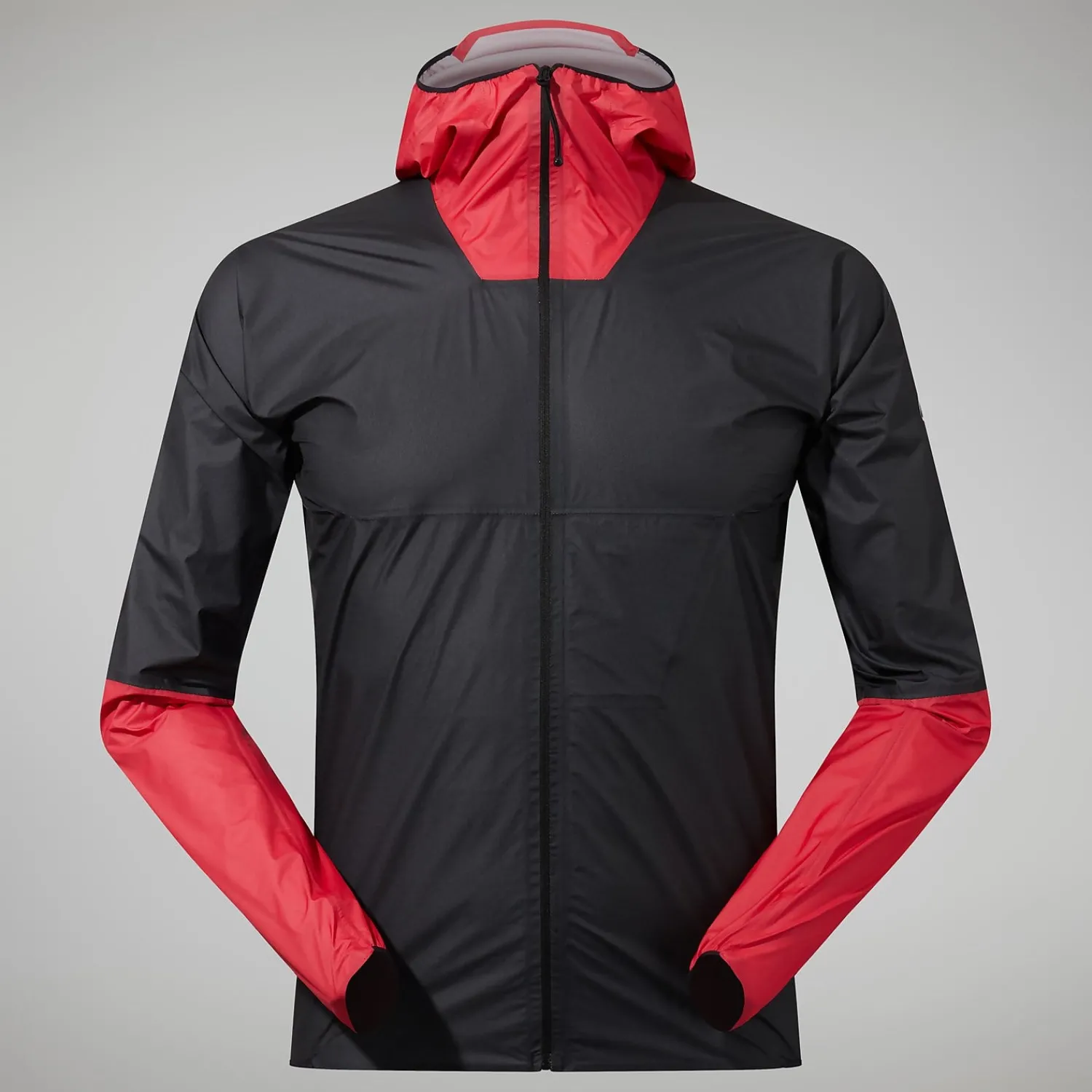 Berghaus MTN Guide Hyper LT Jacken für Herren - Schwarz/Rot-Herren Wasserdicht | Herren Leichte