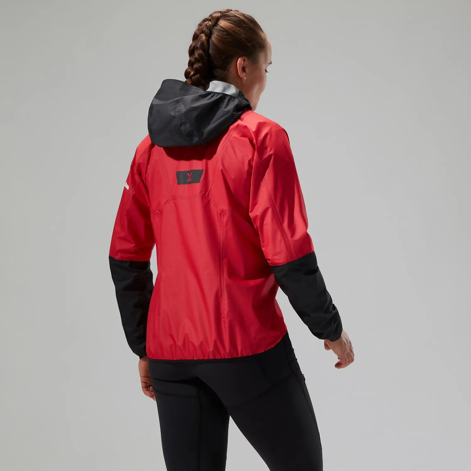 Berghaus MTN Guide Hyper LT Jacken für Damen - Rot/Schwarz-Damen Wasserdicht | Lightweight