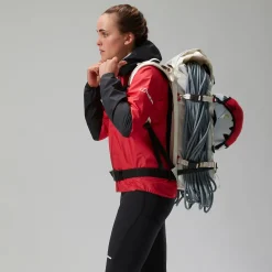 Berghaus MTN Guide Hyper LT Jacken für Damen - Rot/Schwarz-Damen Wasserdicht | Lightweight