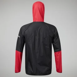 Berghaus MTN Guide Hyper LT Jacken für Herren - Schwarz/Rot-Herren Wasserdicht | Herren Leichte