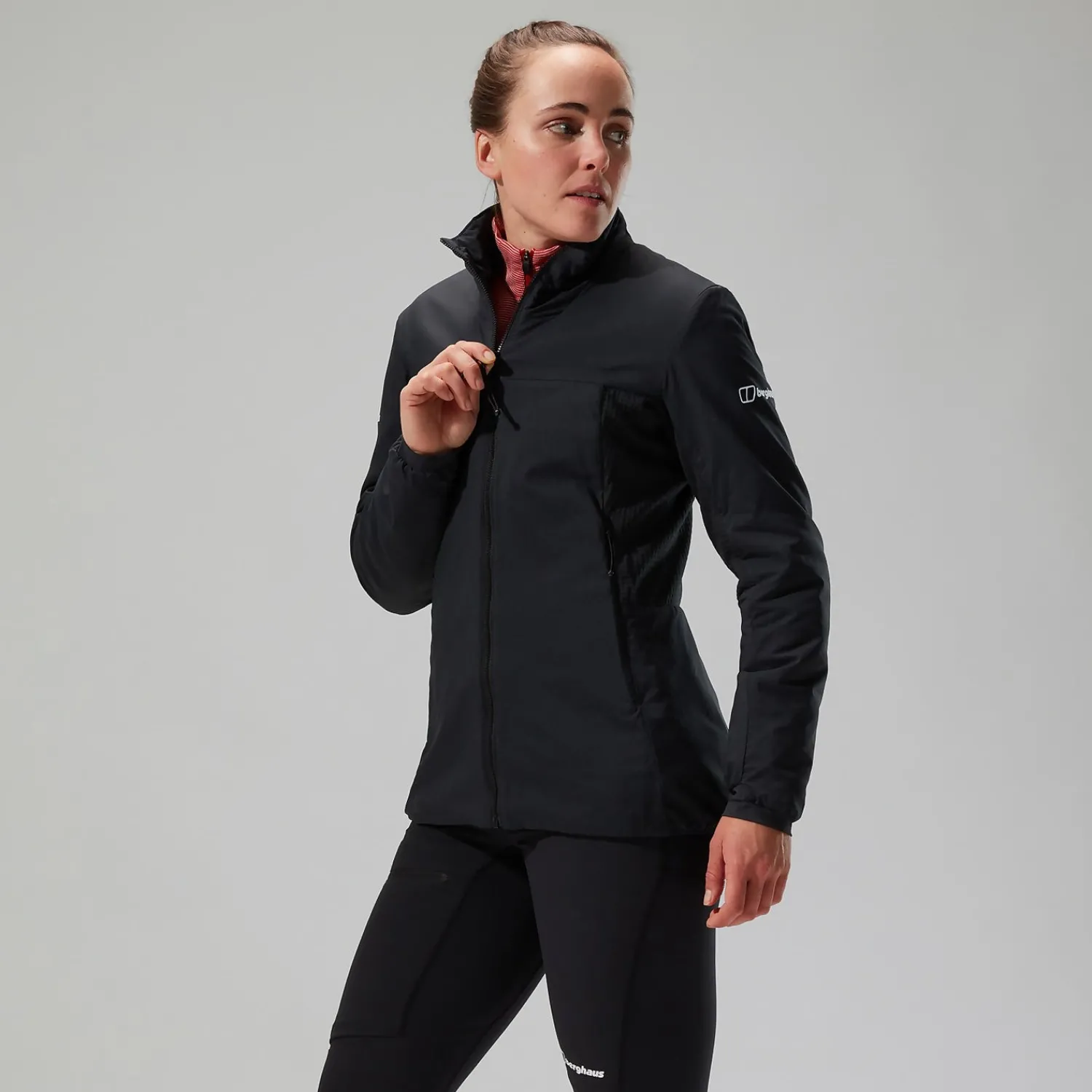 Berghaus MTN Guide MW Hybrid Jacken für Damen - Schwarz-Damen Isolierend