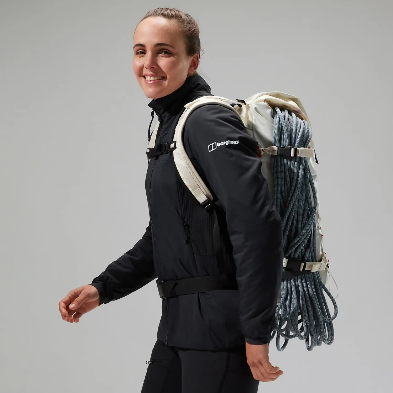 Berghaus MTN Guide MW Hybrid Jacken für Damen - Schwarz-Damen Isolierend