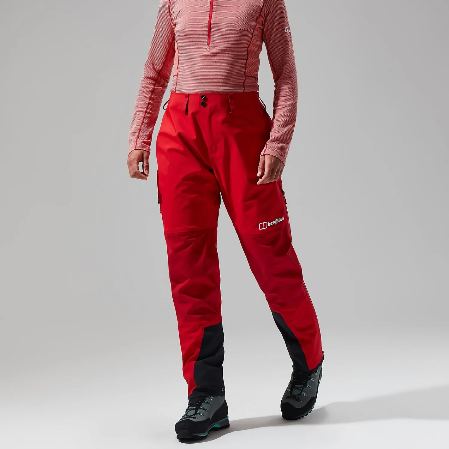 Berghaus MTN Seeker GTX Hose für Damen - Rot-Damen Überhosen | Lange Hosen