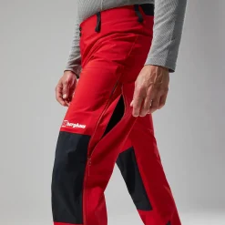 Berghaus MTN Seeker GTX Hose für Herren - Rot/Schwarz-Herren Überhosen | Lange Hosen