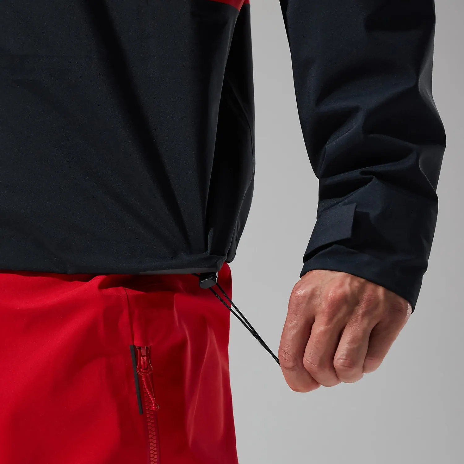Berghaus MTN Seeker GTX Jacken für Herren - Schwarz/Rot-Herren Wasserdicht