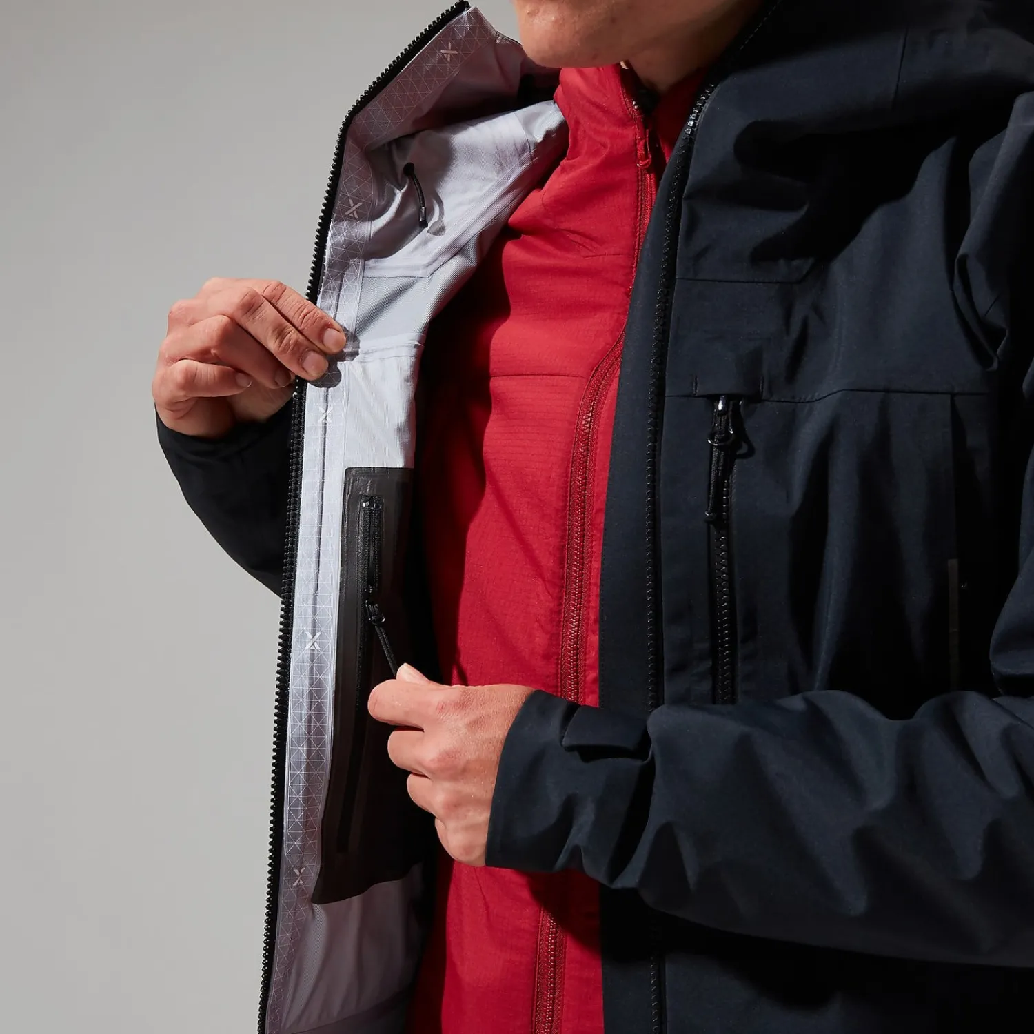 Berghaus MTN Seeker GTX Jacken für Damen - Schwarz-Damen Wasserdicht