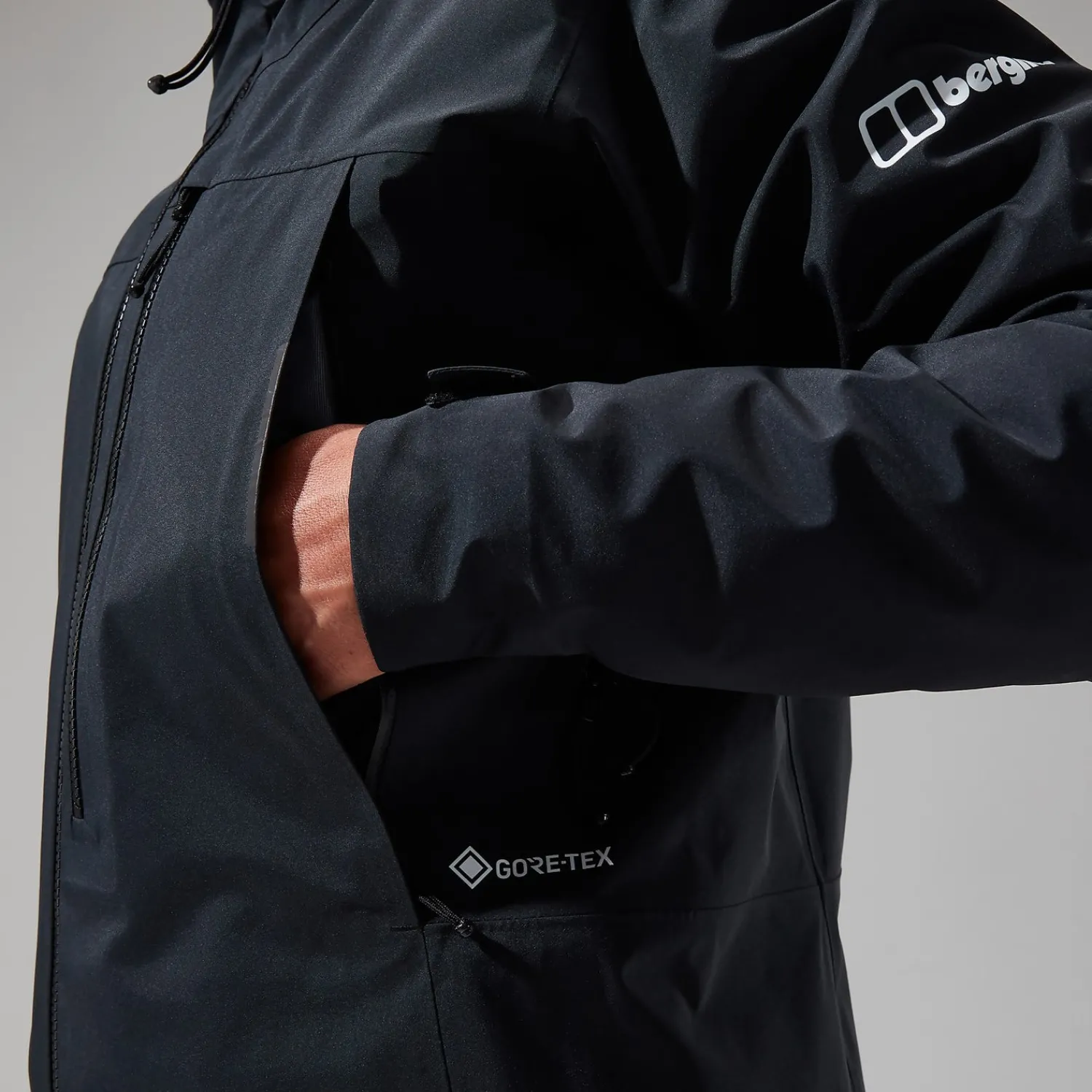 Berghaus MTN Seeker GTX Jacken für Damen - Schwarz-Damen Wasserdicht
