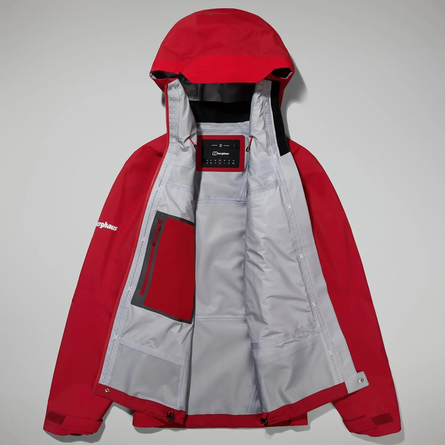 Berghaus MTN Seeker GTX Jacken für Damen - Dunkelrot/Rot-Damen Wasserdicht