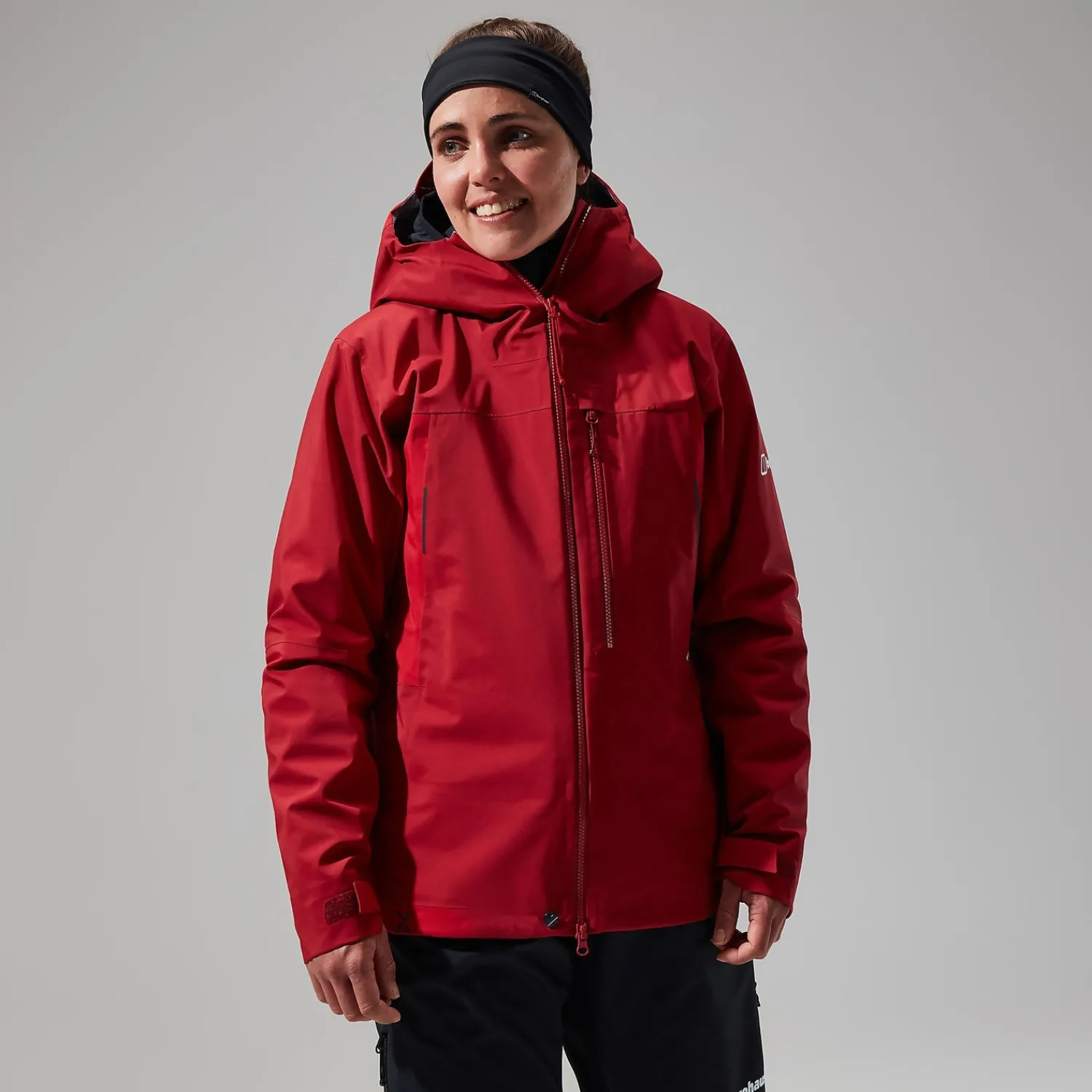 Berghaus MTN Seeker GTX Jacken für Damen - Dunkelrot/Rot-Damen Wasserdicht