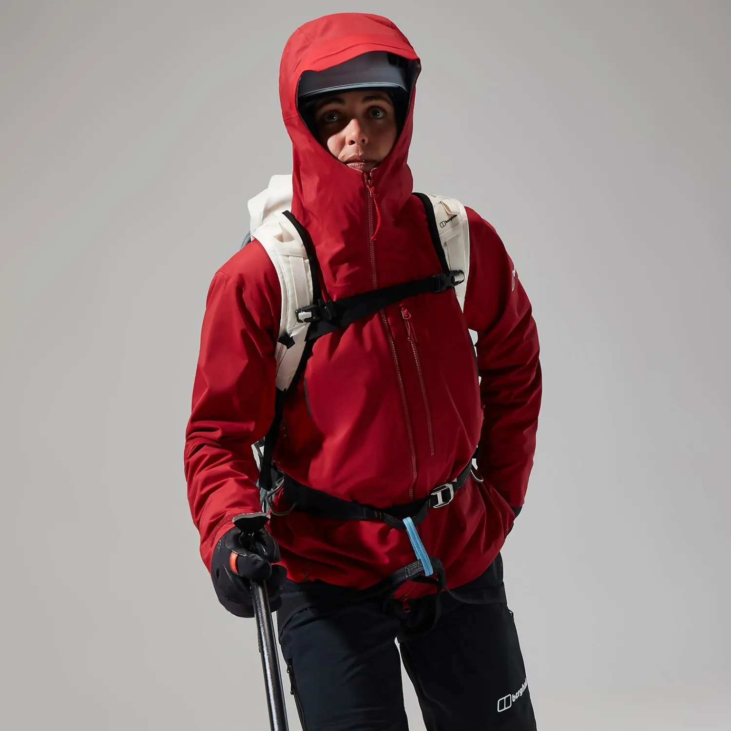 Berghaus MTN Seeker GTX Jacken für Damen - Dunkelrot/Rot-Damen Wasserdicht