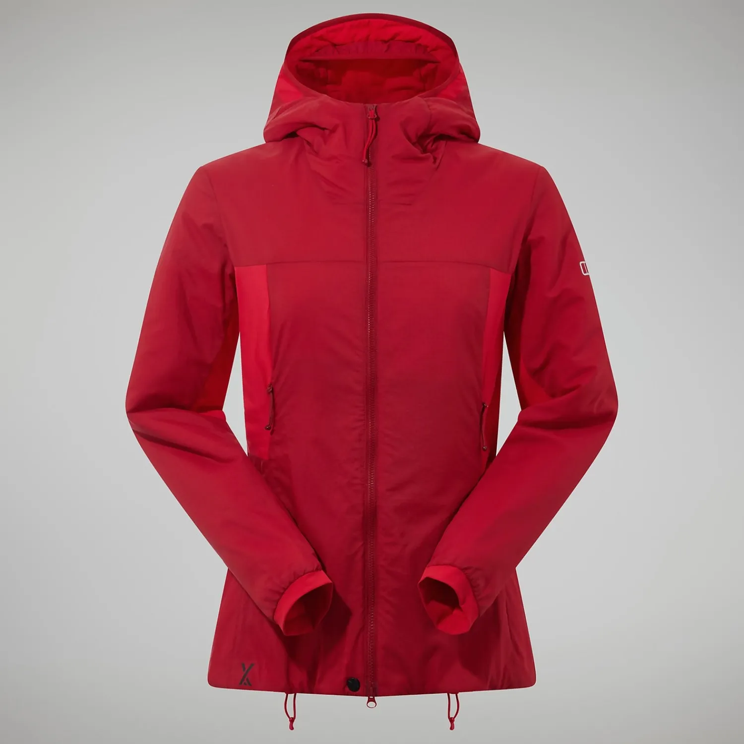 Berghaus MTN Seeker MW Synthetischer Hoodie für Damen - Dunkelrot/Rot-Damen Hoodies Und Sweatshirts