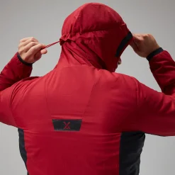 Berghaus MTN Seeker MW Synthetischer Hoodie für Herren - Dunkelrot/Schwarz-Herren Hoodies Und Sweatshirts