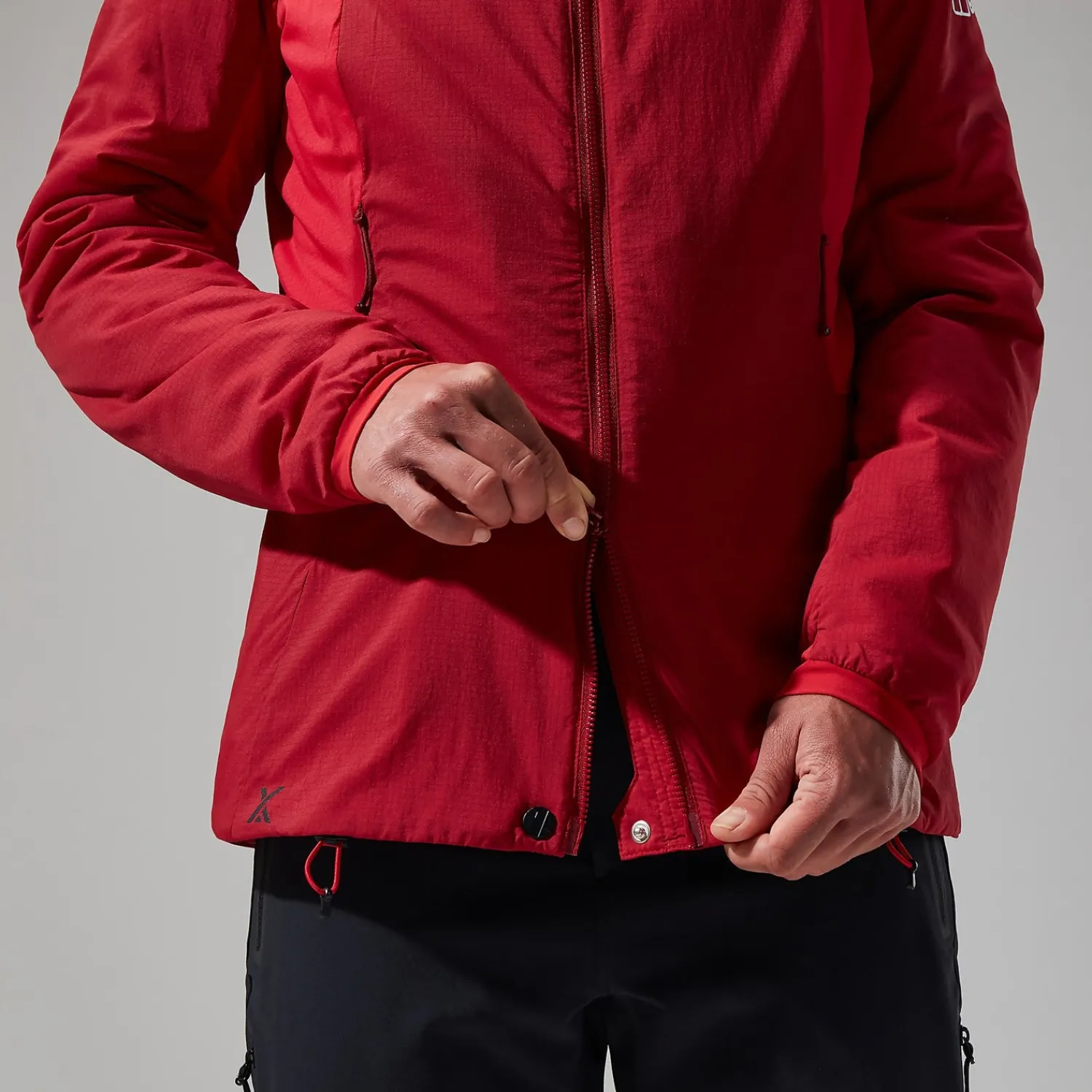 Berghaus MTN Seeker MW Synthetischer Hoodie für Damen - Dunkelrot/Rot-Damen Hoodies Und Sweatshirts