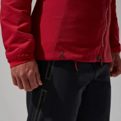 Berghaus MTN Seeker MW Synthetischer Hoodie für Damen - Dunkelrot/Rot-Damen Hoodies Und Sweatshirts