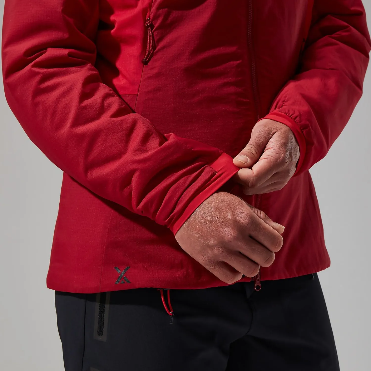 Berghaus MTN Seeker MW Synthetischer Hoodie für Damen - Dunkelrot/Rot-Damen Hoodies Und Sweatshirts