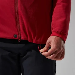 Berghaus MTN Seeker MW Synthetischer Hoodie für Damen - Dunkelrot/Rot-Damen Hoodies Und Sweatshirts