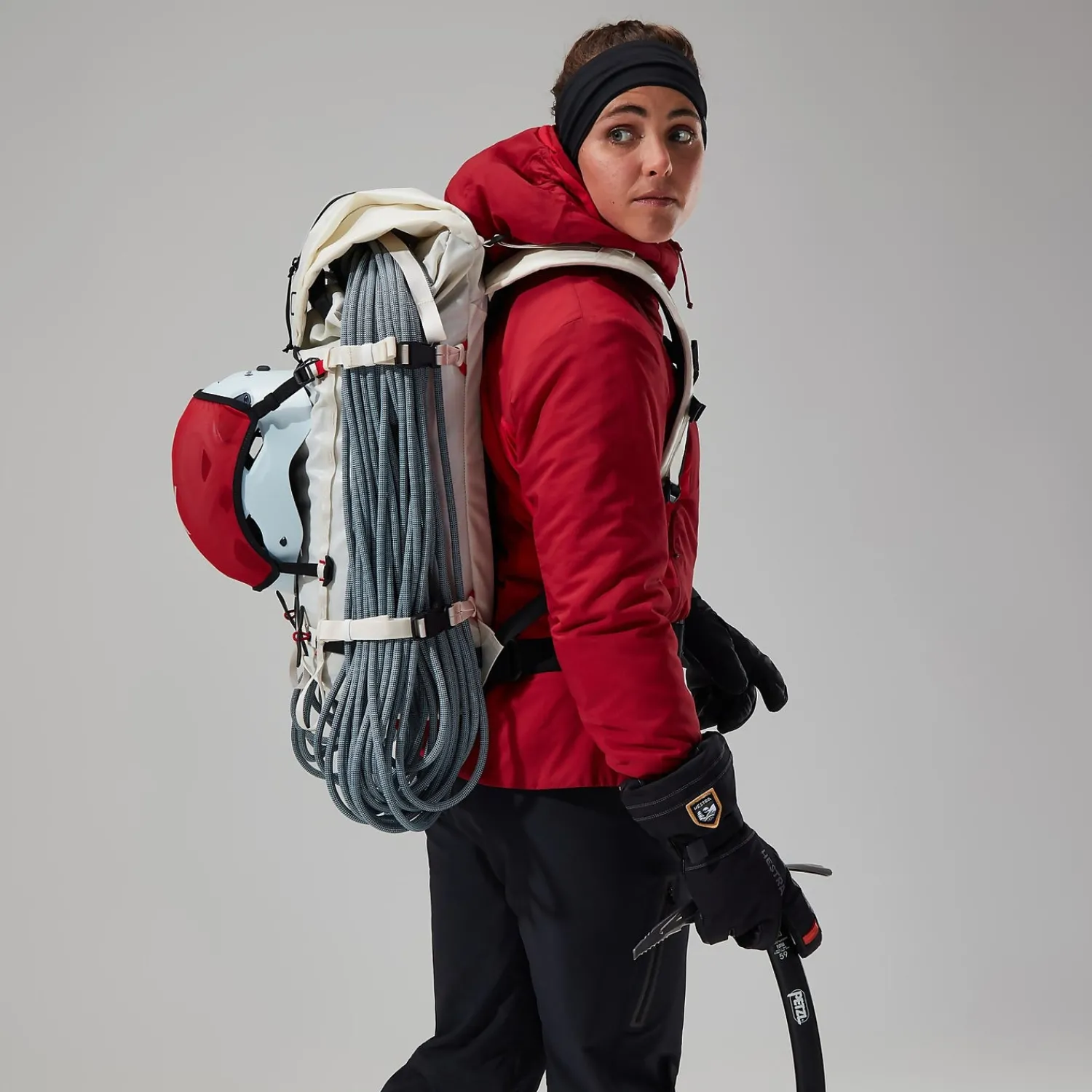 Berghaus MTN Seeker MW Synthetischer Hoodie für Damen - Dunkelrot/Rot-Damen Hoodies Und Sweatshirts