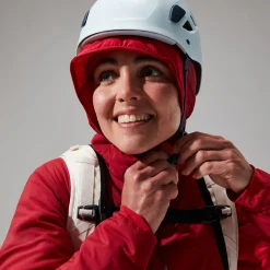Berghaus MTN Seeker MW Synthetischer Hoodie für Damen - Dunkelrot/Rot-Damen Hoodies Und Sweatshirts