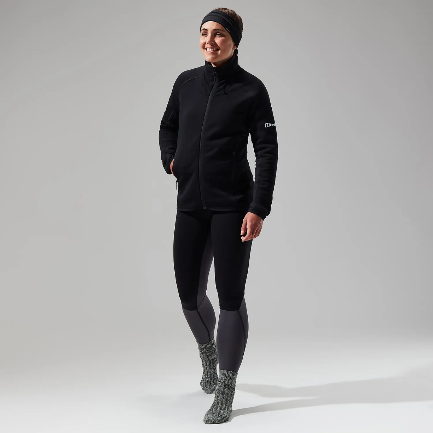 Berghaus MTN Seeker ST Jacken für Damen - Schwarz-Damen Fleece
