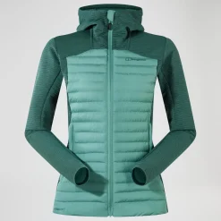 Berghaus Nula Hybrid Jacke für Damen - Grün-Damen Lightweight