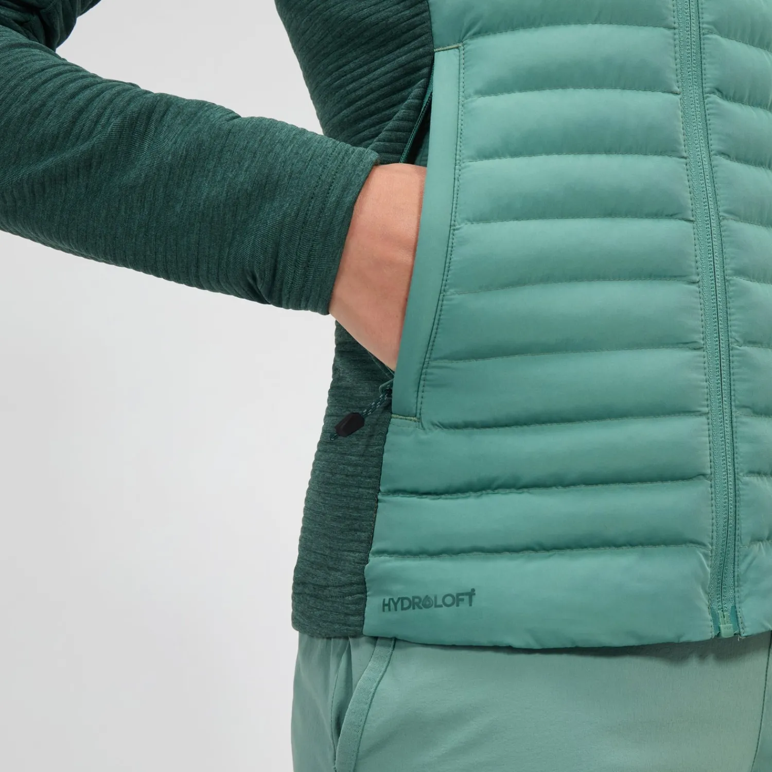 Berghaus Nula Hybrid Jacke für Damen - Grün-Damen Lightweight