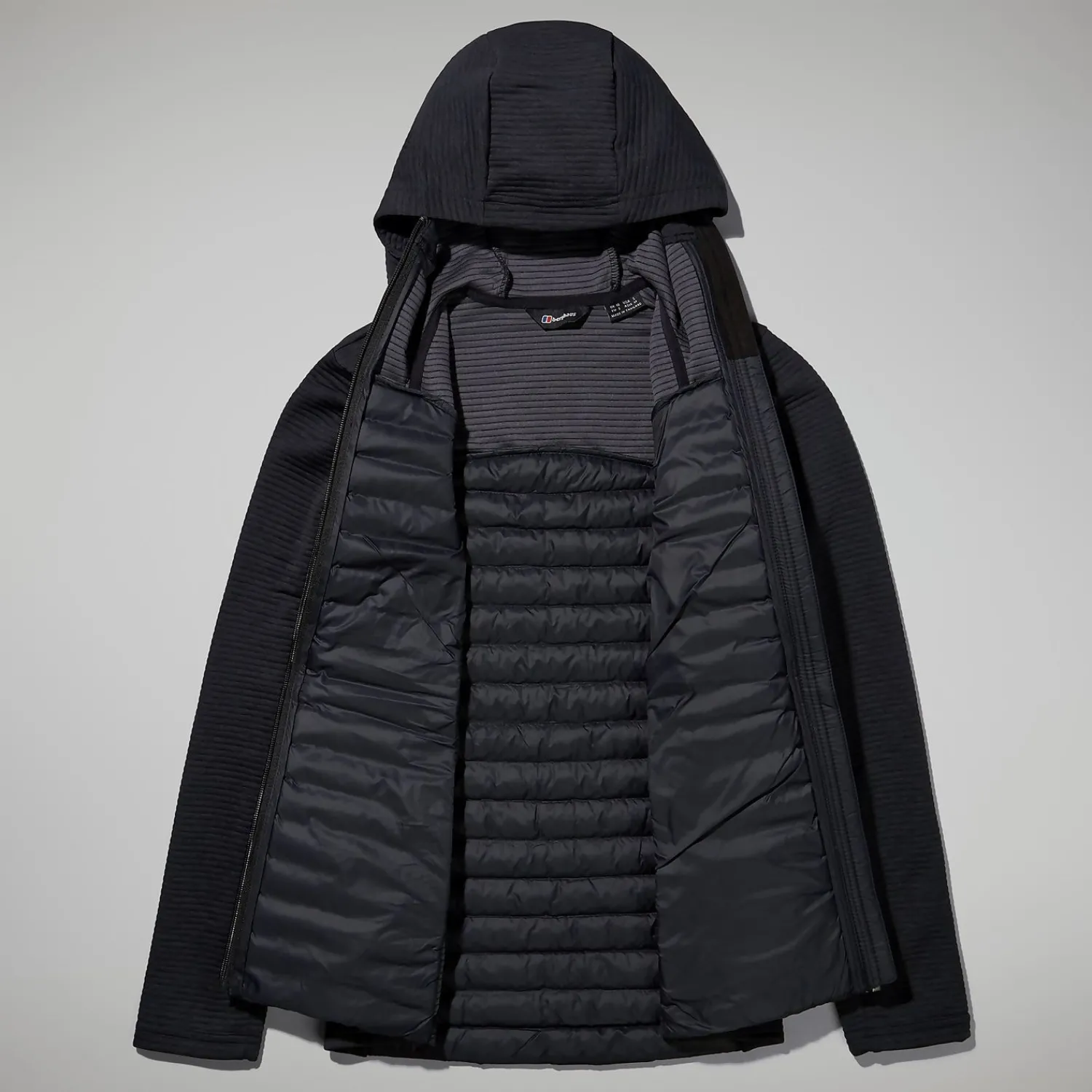 Berghaus Nula Hybrid Jacken für Damen - Schwarz-Damen Isolierend