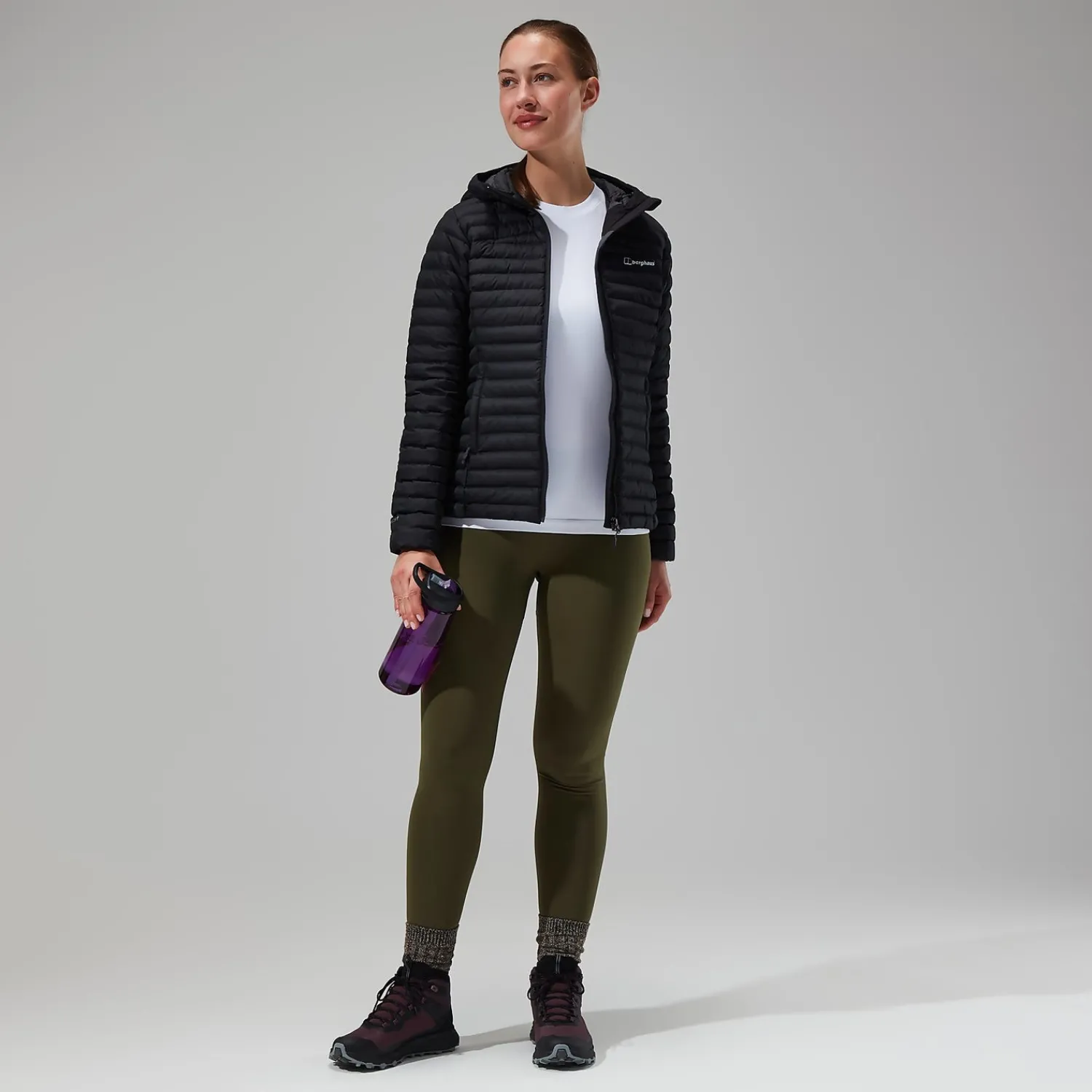 Berghaus Nula Micro Jacken für Damen - Schwarz-Damen Isolierend | Lightweight