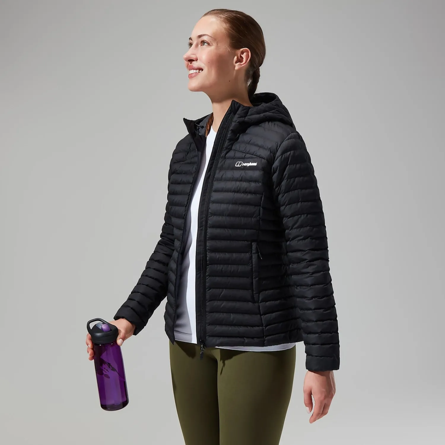 Berghaus Nula Micro Jacken für Damen - Schwarz-Damen Isolierend | Lightweight