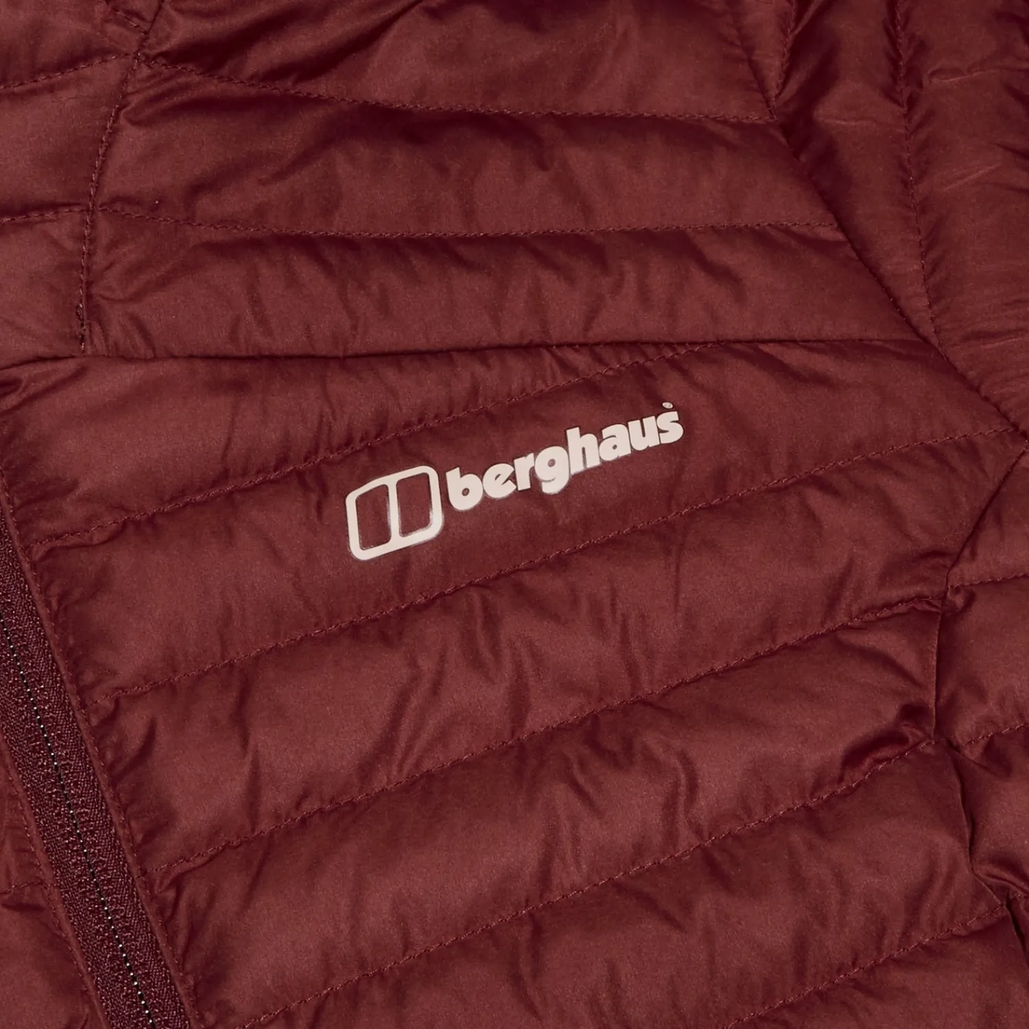 Berghaus Nula Micro Jacket Garnet für Damen - Rot-Damen Isolierend | Lightweight