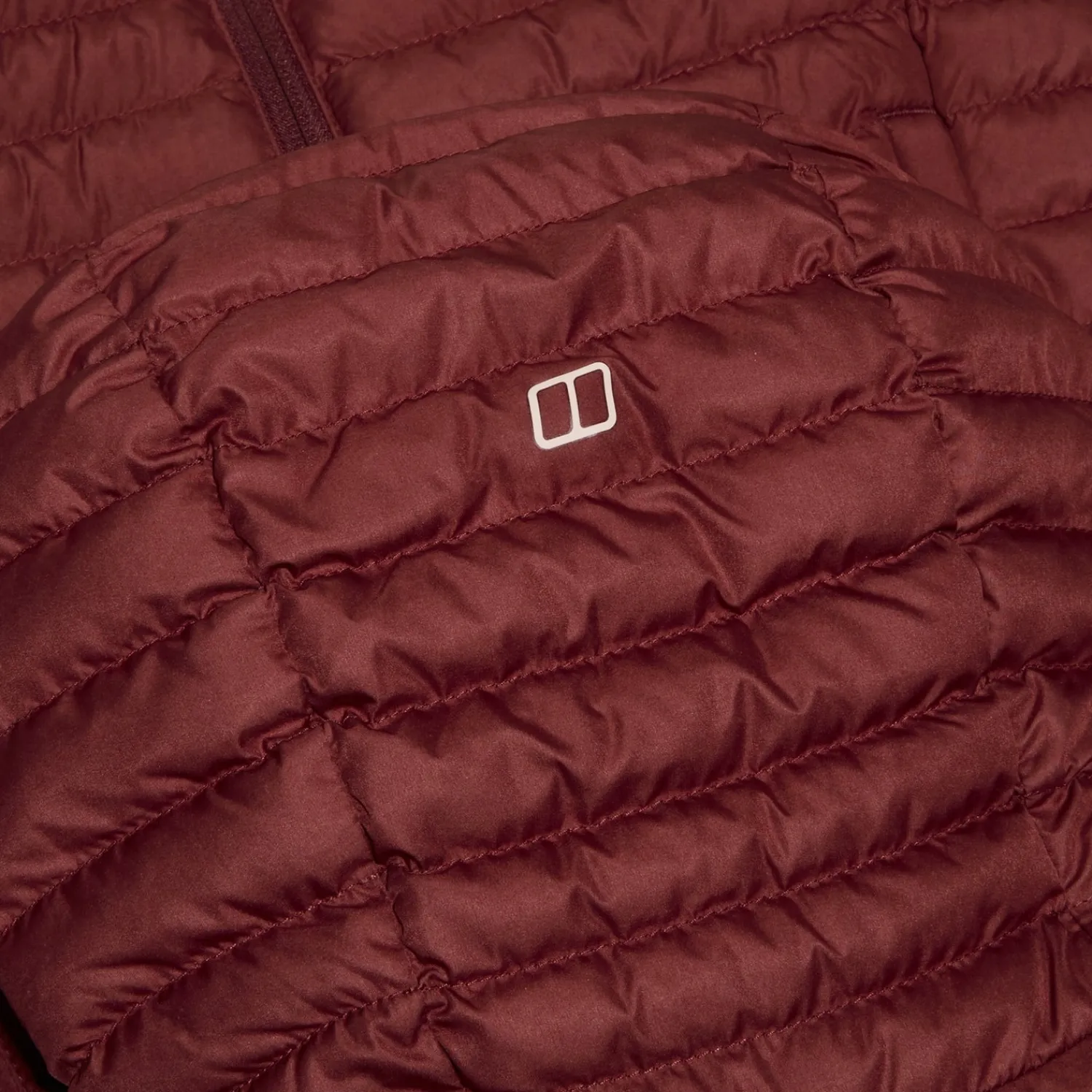 Berghaus Nula Micro Jacket Garnet für Damen - Rot-Damen Isolierend | Lightweight