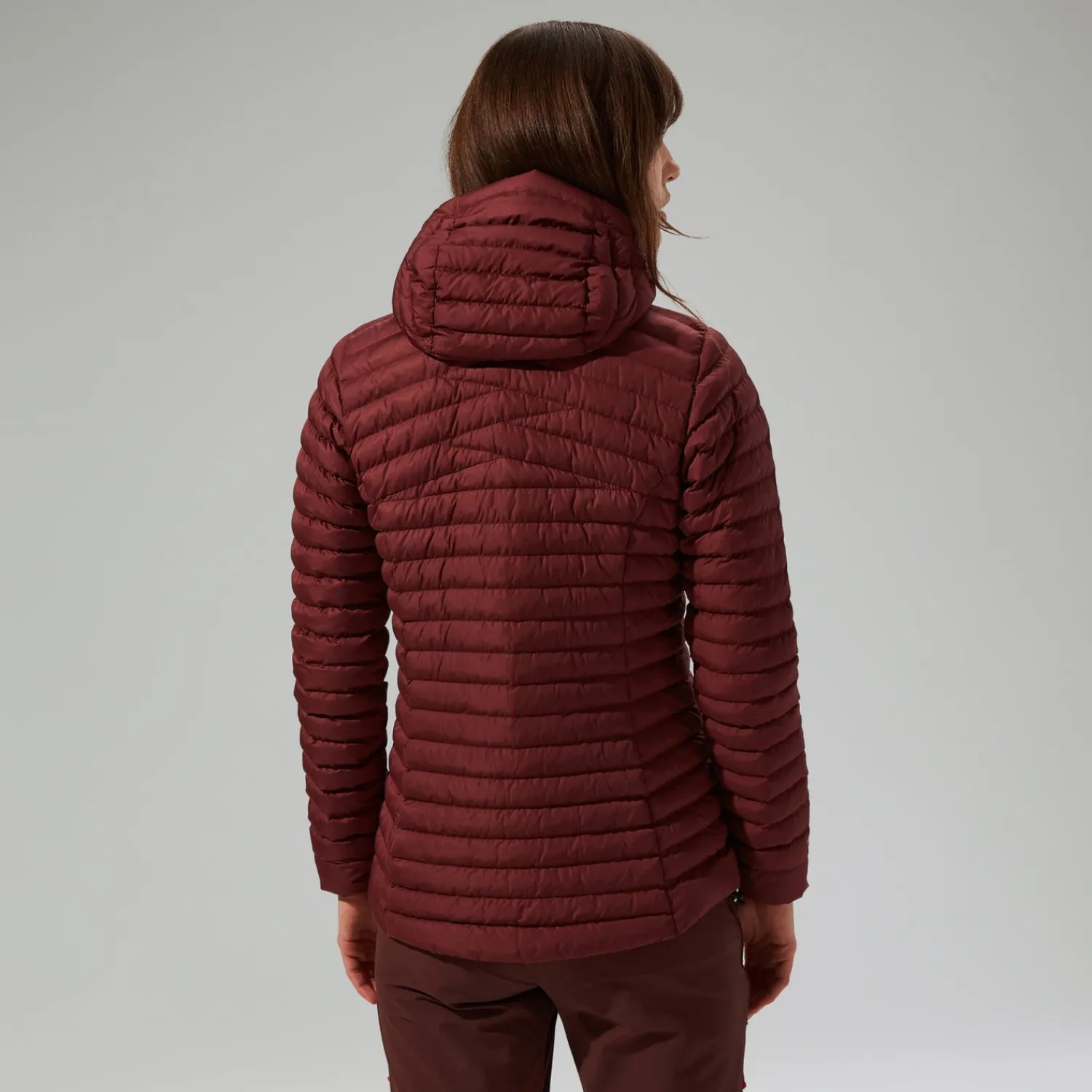 Berghaus Nula Micro Jacket Garnet für Damen - Rot-Damen Isolierend | Lightweight